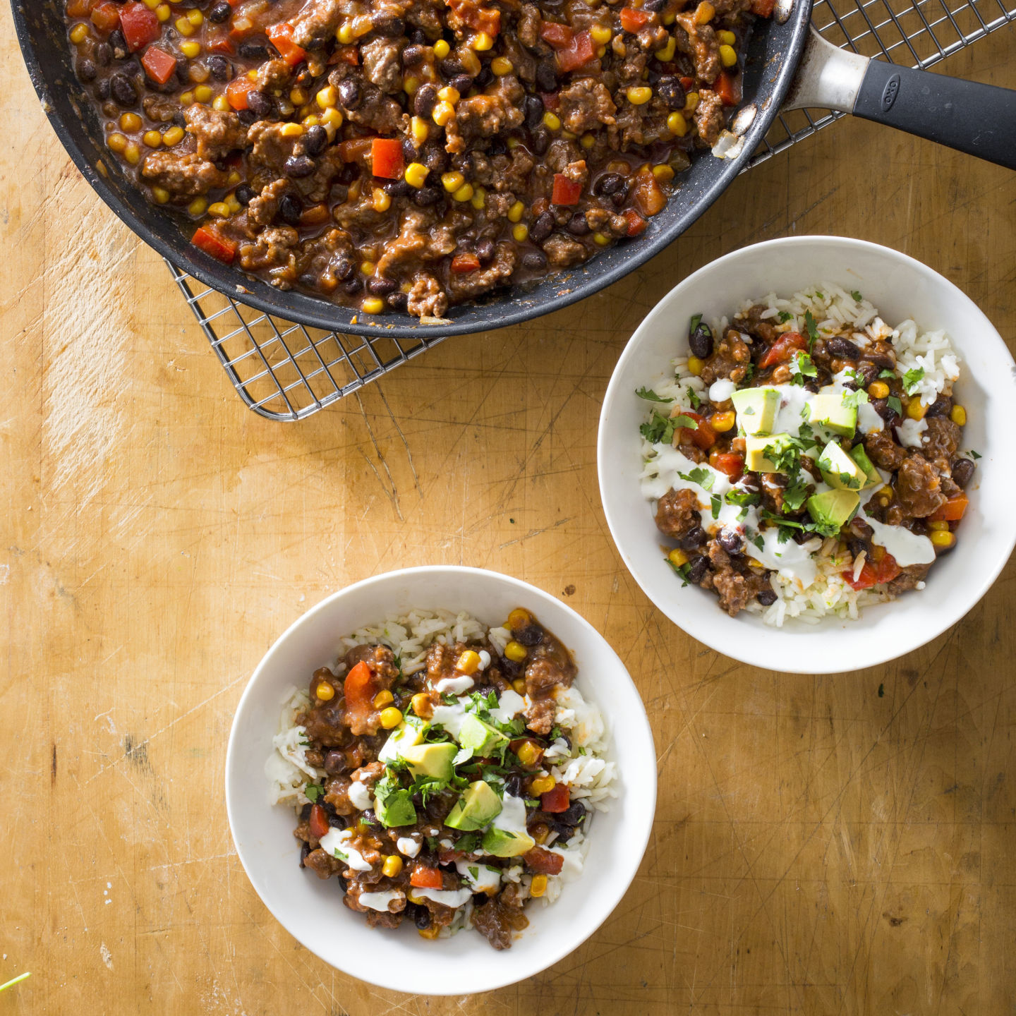 Food Column ATK Chipotle Beef Chili Bowls